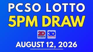 PCSO Lotto Result Today August 12, 2026 | 5PM LIVE Results Sky View
