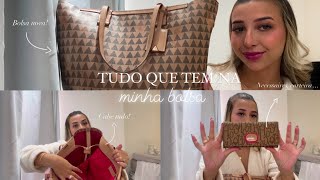 ORGANIZANDO MINHA BOLSA | 🎀✨Tudo que tem na minha BOLSA | BOLSA NOVA