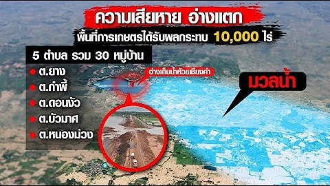 เร่งสำรวจความเสียหาย อ่างเก็บน้ำห้วยเชียงคำแตก