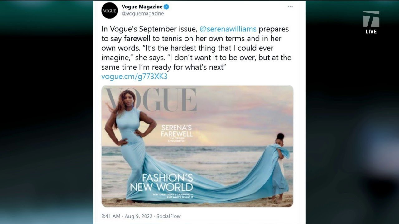  VOGUE MAGAZINE - SEPTEMBER 2022 - SERENA'S FAREWELL