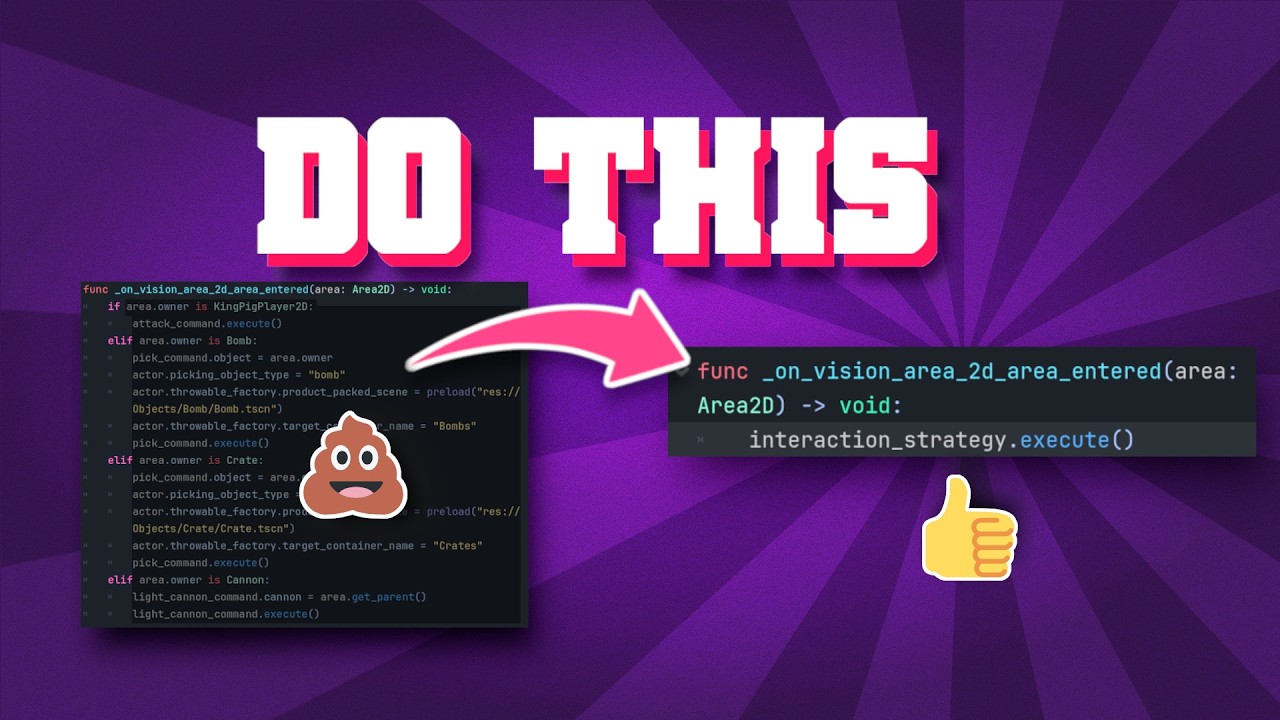 Game Dev Hack: Stop Using CONDITIONALS! Use the STRATEGY PATTERN ...