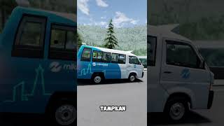 Angkot Vs Jalan Banjir Jakarta - Beamng