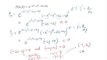 finding critical points of a multivariable function