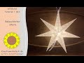 Beleuchteter Stern, Weihnachtsstern - DIY / Tutorial / Deko - YouTube