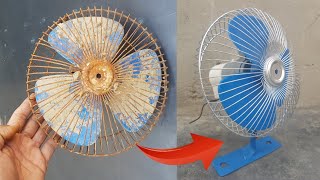 Restoration Old Rusty Dc 12V-24V Car Fan Repair Mini Fan