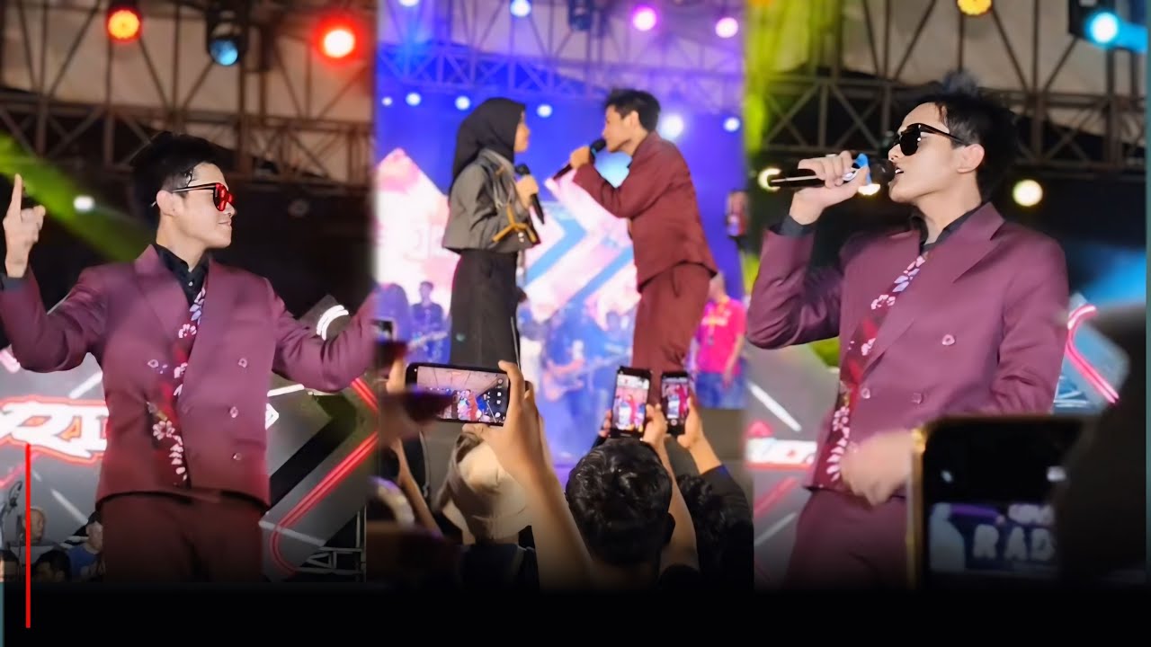 Warga Sumenep seketika dibuat heboh saat Valen tampil Bawakan lagu Keramatnya