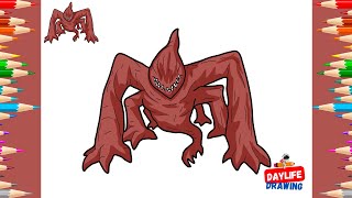 How to Draw Mind Flayer from Stranger Things