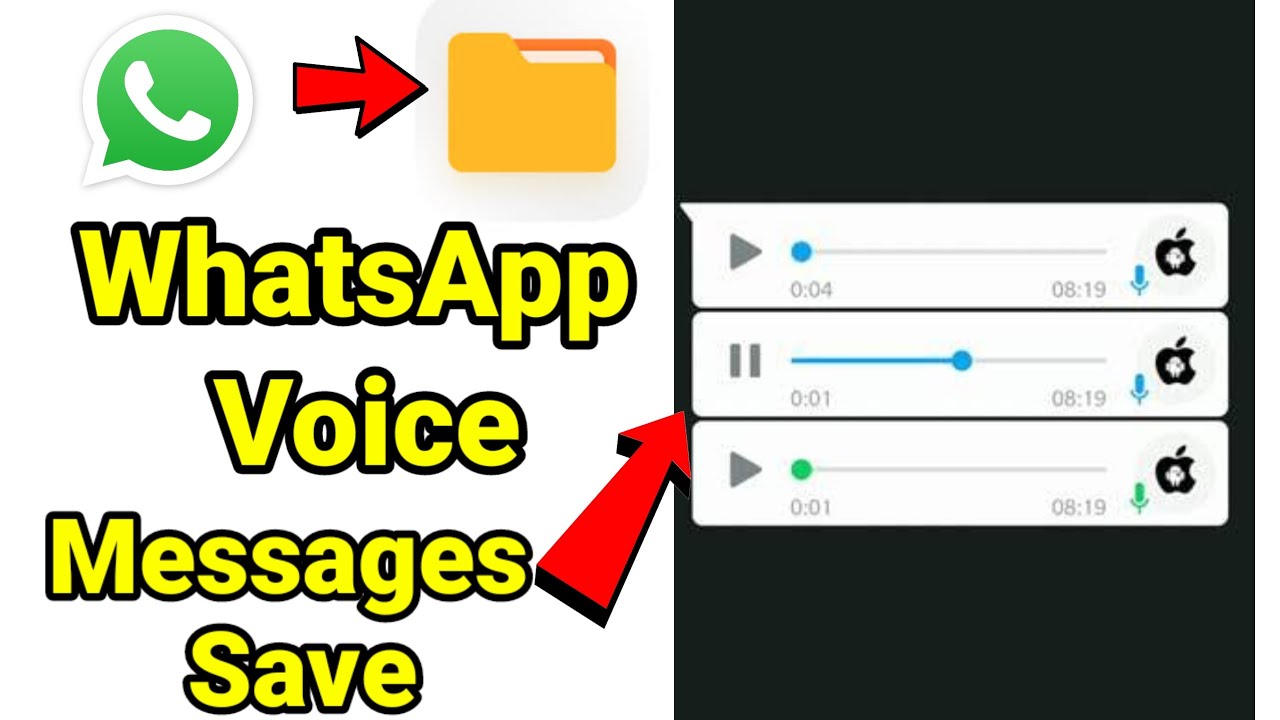 whatsapp voice message save in file manager / whatsapp voice message save