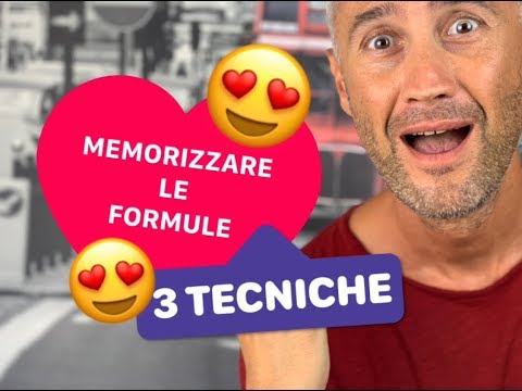 Video: Come Imparare Le Formule