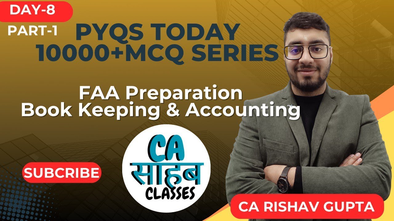 PYQ MCQs for Finance Accounts Assistant Exam | Practice Series | FAA MCQs
