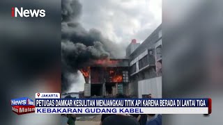 Diduga Korsleting Listrik Gudang Kabel di Koja Hangus Terbakar #iNewsMalam 23/01