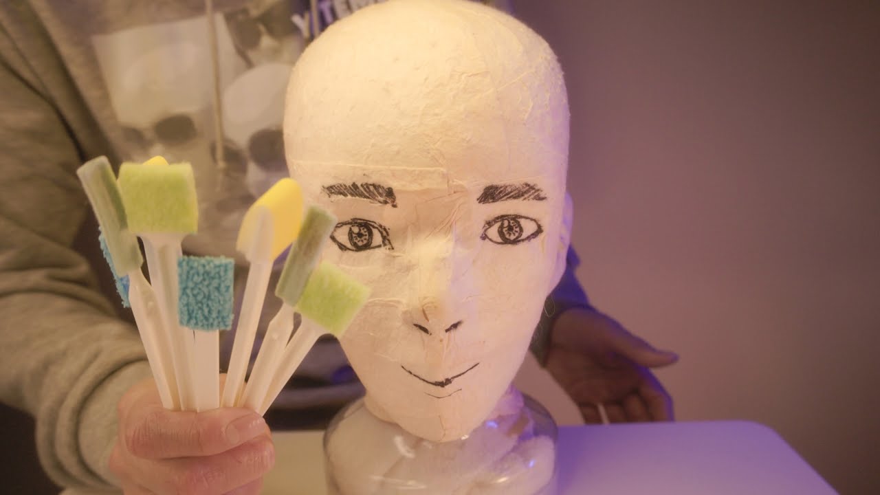 色んなちっさいブラシでゴシゴシしてみた (囁き声あり ASMR)