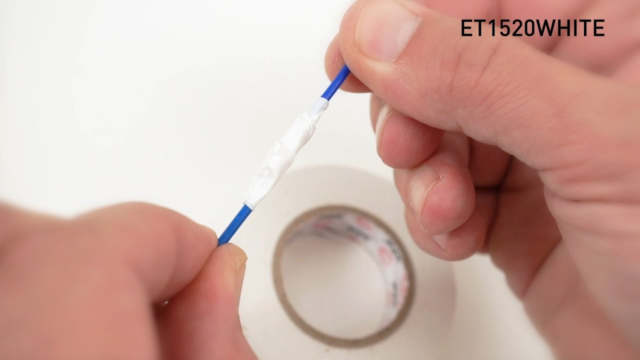 Изолента ЭРА ET1520WHITE ПВХ 15мм х 20м белая - YouTube