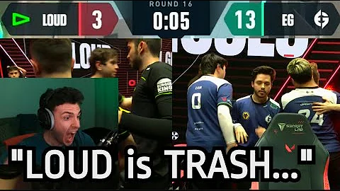 SEN Tarik Reacts to LOUD LOSING 3-13 to EG