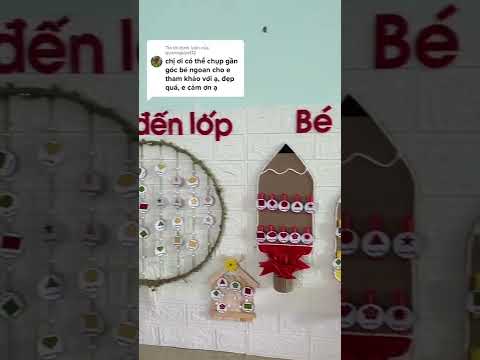 Video Góc bé chăm ngoan, bé đến lớp #trangtrimamnon - youtube