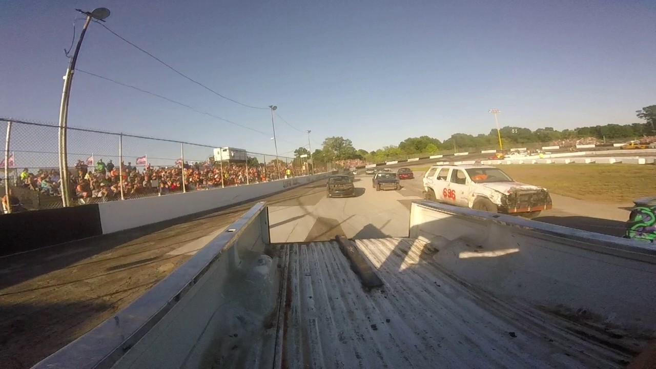 South Bend Motor Speedway GoPro Truck Flips Over YouTube