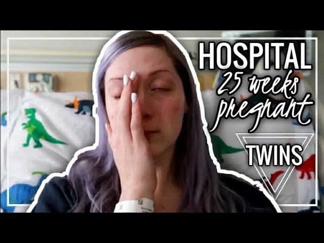 25 Weeks Pregnant With Twins Belly Admitted To Hospital Twin Tuesday Youtube