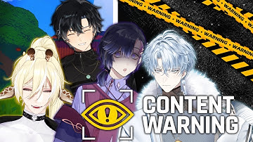 VTUBERS FIRST TIME PLAYING CONTENT WARNING | FUNNY GAMEPLAY