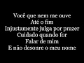 Pitty - Me Adora (letra)