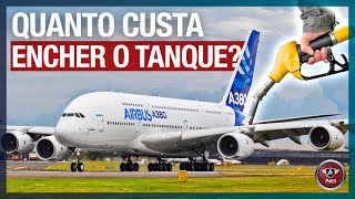 QUANTO CUSTA ENCHER O TANQUE DE UM AVIÃO?