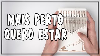 Video thumbnail of "Mais Perto Quero Estar (Nearer My God To Thee) Hino Harpa Cristã 187 Kalimba Master Tutorial Melodia"