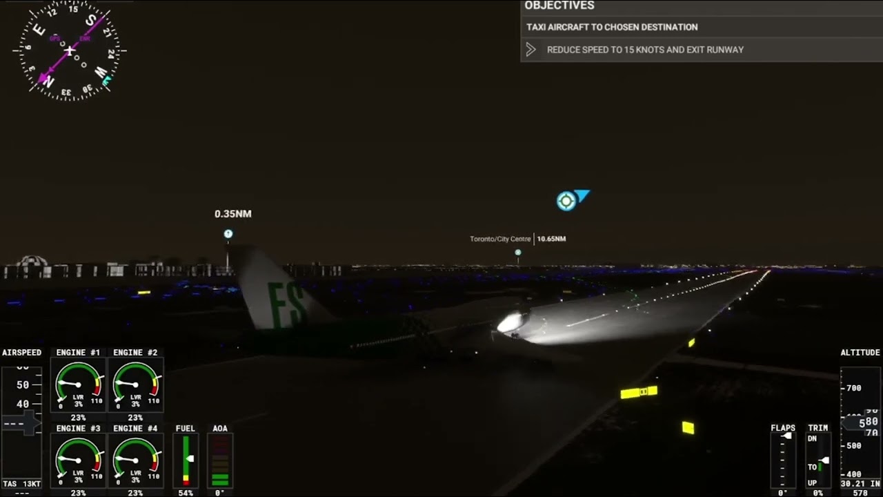 Microsoft Flight Simulator 2020 Abu Dhabi To Toronto