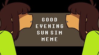 Good Evening Sun Sim {meme} | Deltarune (FLASH WARNING)