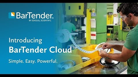 BarTender Cloud  Designer
