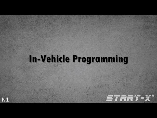 N1 In-Vehicle Programming