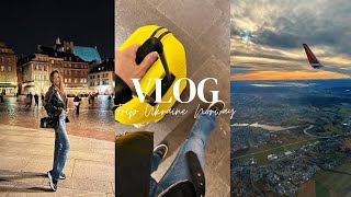 VLOG / Поезд Киев-Хелм-Варшава 019 /Путешествие Украина-Норвегия 🇺🇦🇳🇴 /Центр Варшавы🇵🇱