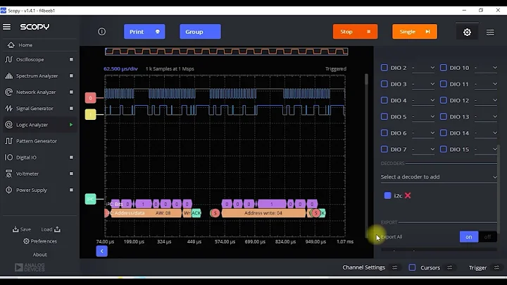 ADALM 2000 M2K LOGIC ANALYZER