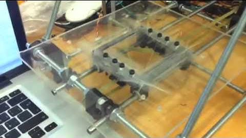 Y axis test on Prusa Mendel