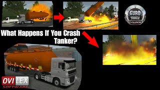 Euro Truck Evolution - What Happens If You Crash The Tanker Trailer?? screenshot 5