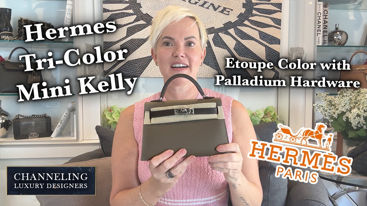 Unboxing Hermes Tri-Color Mini Kelly! & Comparison w/Chanel Phone