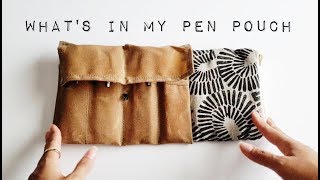 What's In My Pen Holder (Bookhou Tool Pouch)