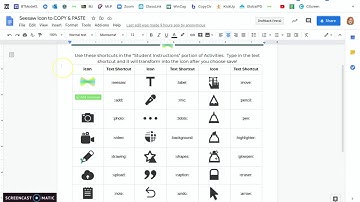 Seesaw - Student Instructions (Coding Text & Recording Voice)