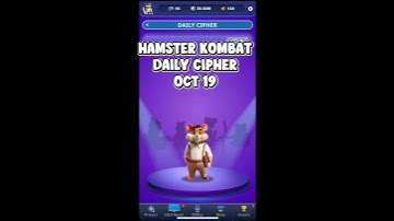19 October 2025 Hamster Kombat GameDev Daily Cipher #hamsterkombat #hamsterkombatdailycipher