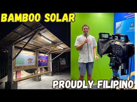 PHILIPPINES SCIENCE AND TECHNOLOGY Bamboo Solar Waiting Shed