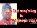 How to find the key to a song in 5 seconds by hearing