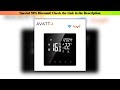 Unboxing AVATTO Tuya WiFi Smart Thermostat Temperature Controller for Electric floor Heating,Water/