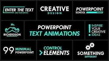 PowerPoint Animated Text Template