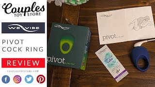 We Vibe Pivot Vibrating Cock Ring | Couples Toy Store Review
