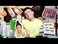 Late Night PR Unboxing (makeup, skincare and lots of talking) | Gabriel Zamora