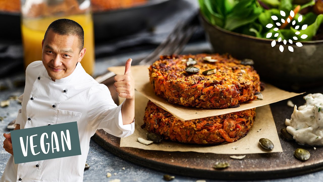 Frikadellen aus Kürbis [Rezept] - Vegan