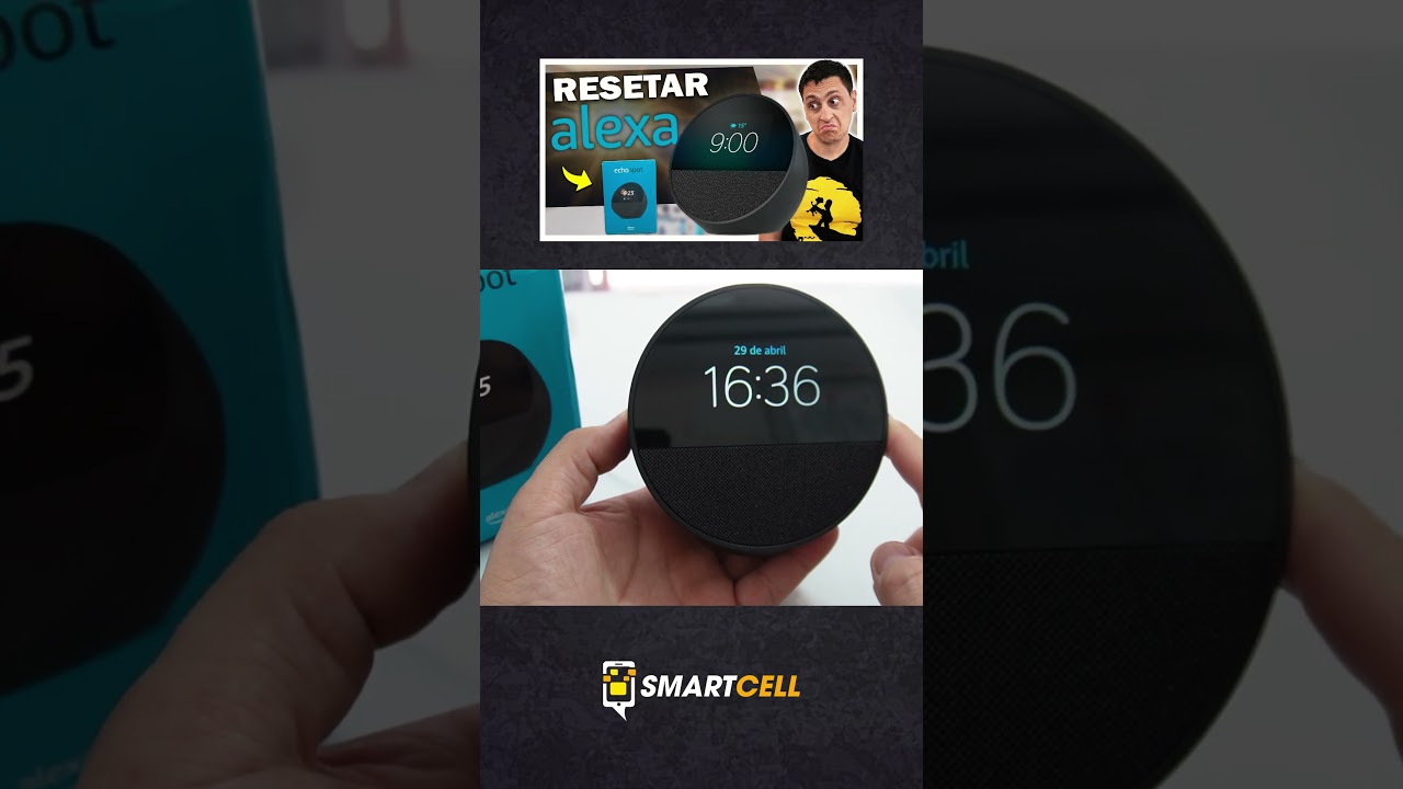 How to Factory Reset Alexa Echo Spot ✓ #echodot #alexa #echospot 