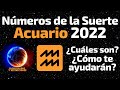 ♒ Números de la Suerte para Acuario en el 2022 - numeros de la suerte Acuario en el 2022