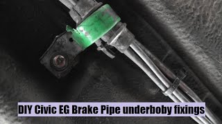 Civic EG WHITE EP9 Brake Pipe Fittings