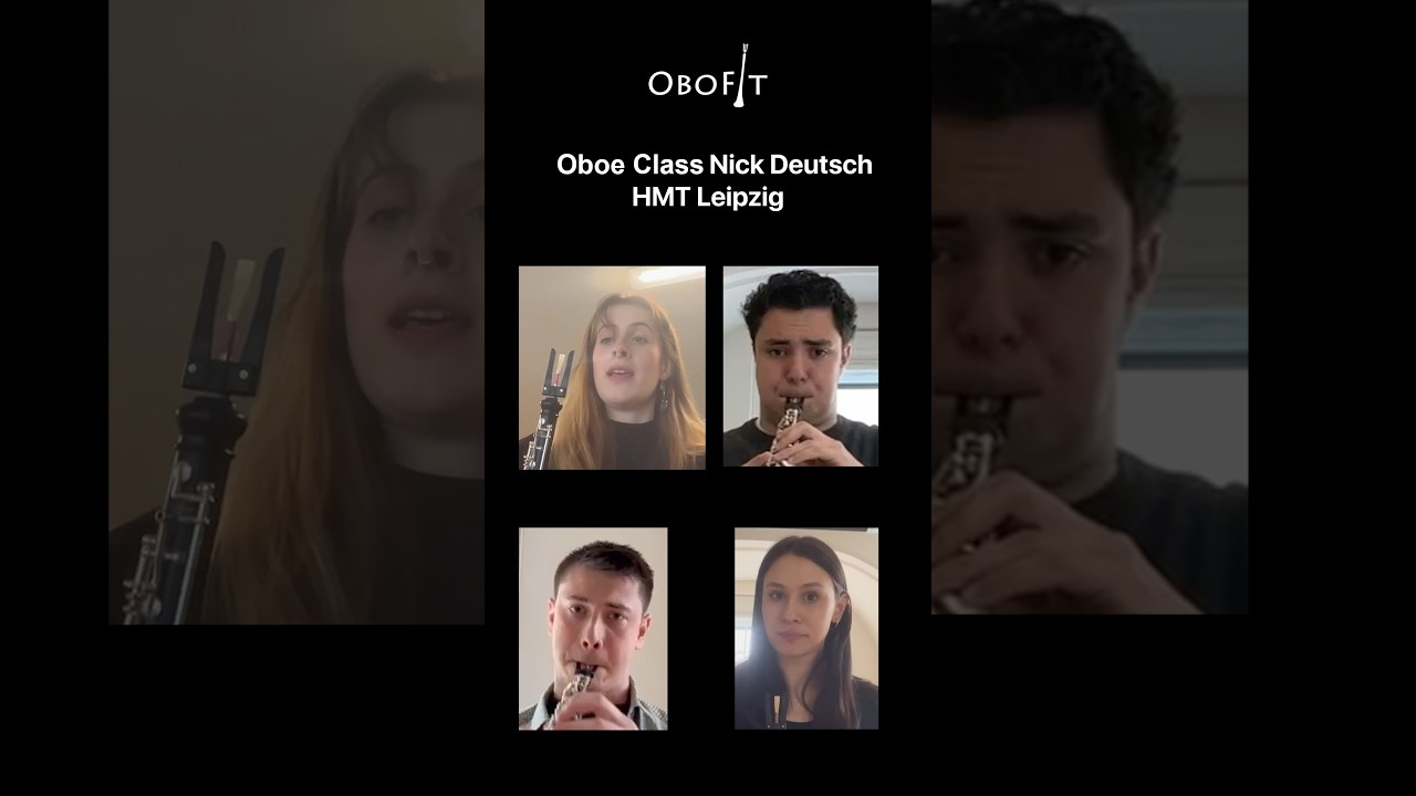 Oboe Class Prof. Nick Deutsch, HMT Leipzig