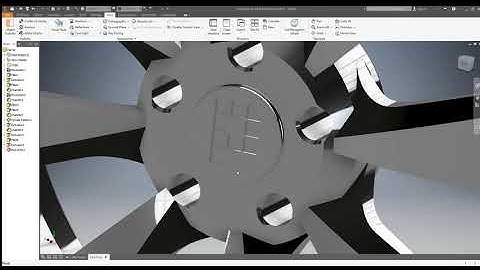 Autodesk Inventor - Car Rim Short Render