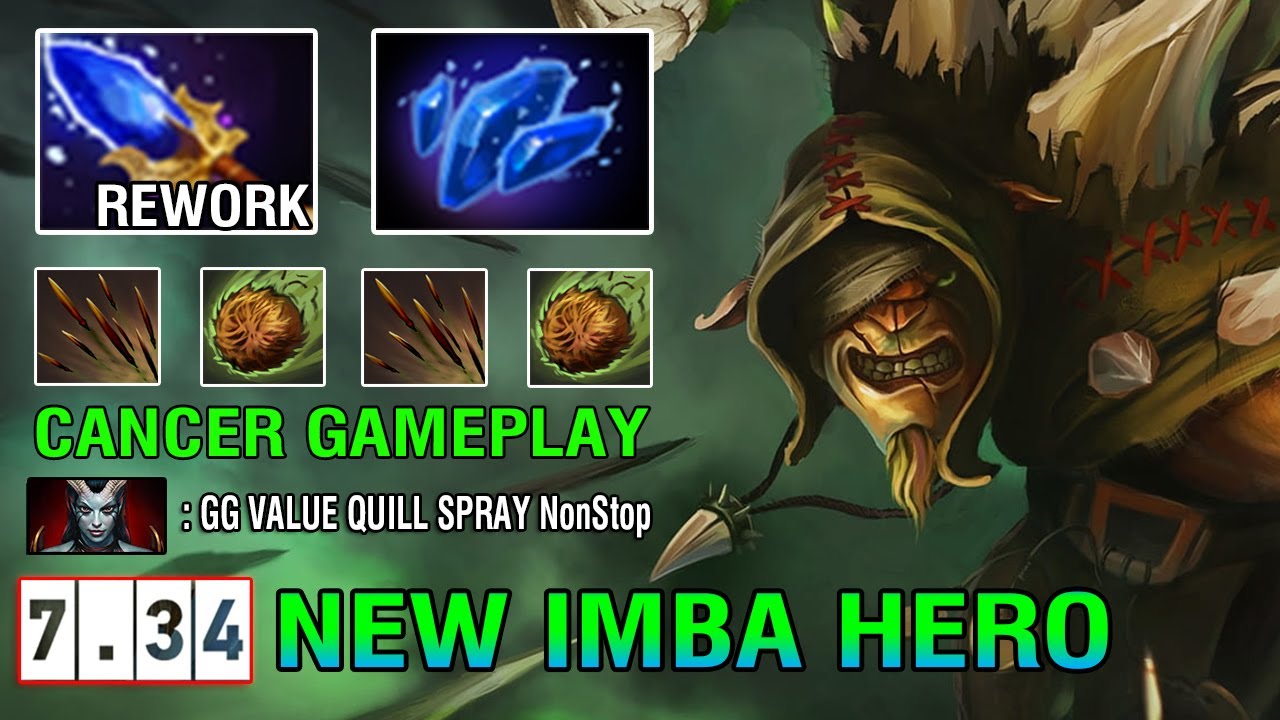 New Broken 7.34 [Bristleback] Rework Aghanim's Scepter + Shard Endless ...